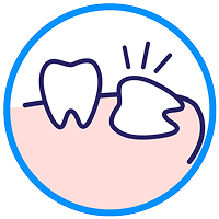 斜め・真横に生えている