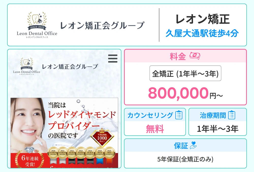 レオン矯正